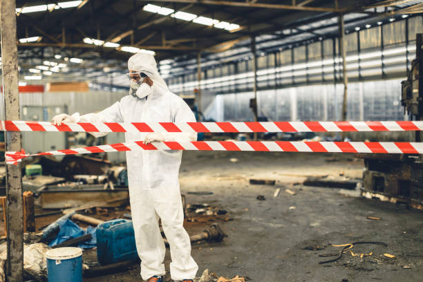 Professional Crime Scene Cleanup technician working in Girard, IL